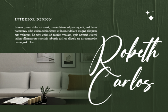Faith Robertson Font Poster 2