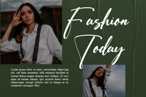 Faith Robertson Font Poster 3