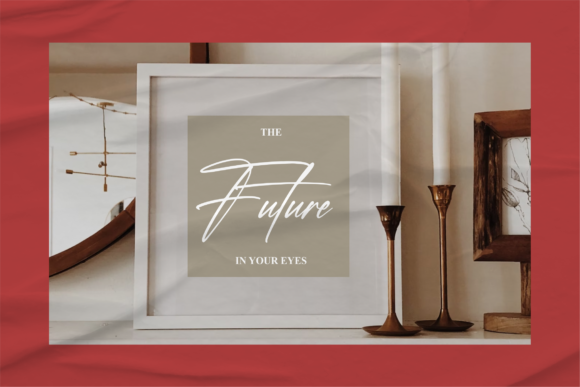 Faithfull Signature Font Poster 7