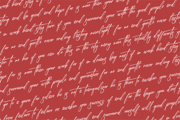 Faithfull Signature Font Poster 8