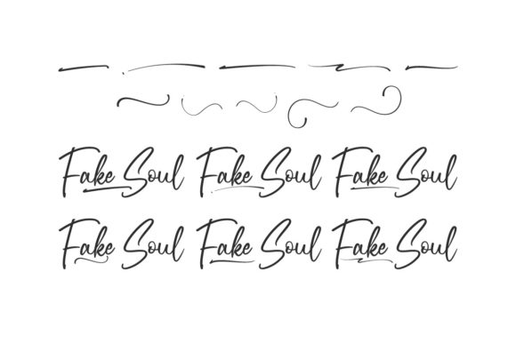 Fake Soul Font Poster 7
