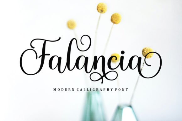 Falancia Font Poster 1