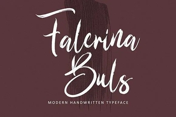 Falerina Buls Font Falerina Buls Font Poster 1