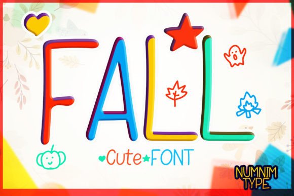 Fall Font Poster 1