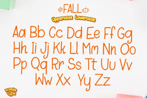 Fall Font Poster 7