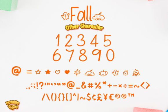 Fall Font Poster 8