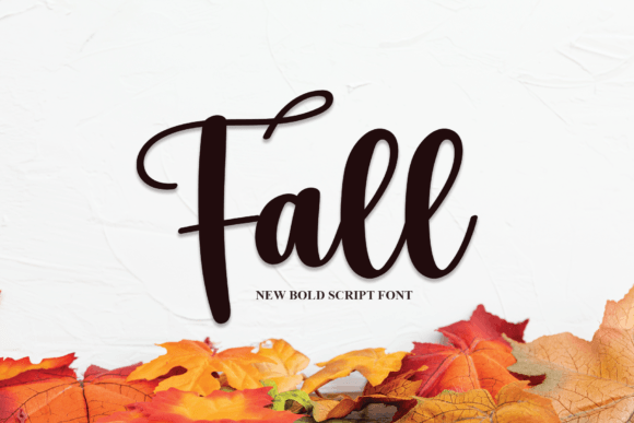 Fall Font Poster 1