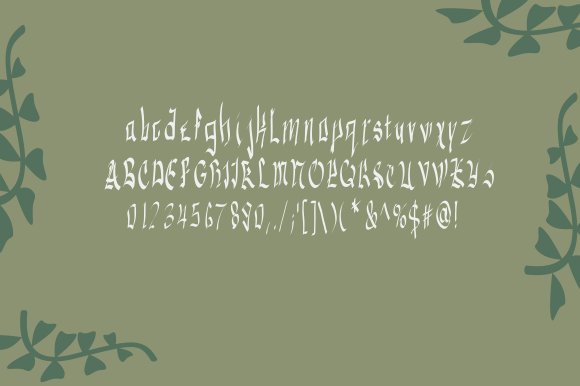 Fall Calligraphy Font Poster 2