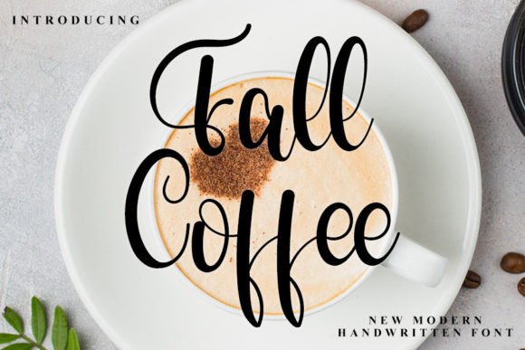 Fall Coffee Font Poster 1