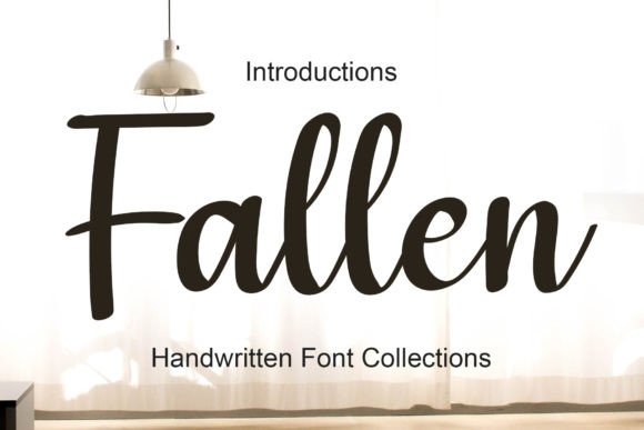 Fallen Font Poster 1