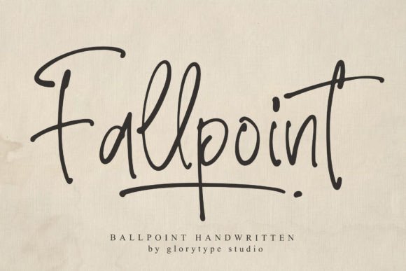 Fallpoint Font Poster 1