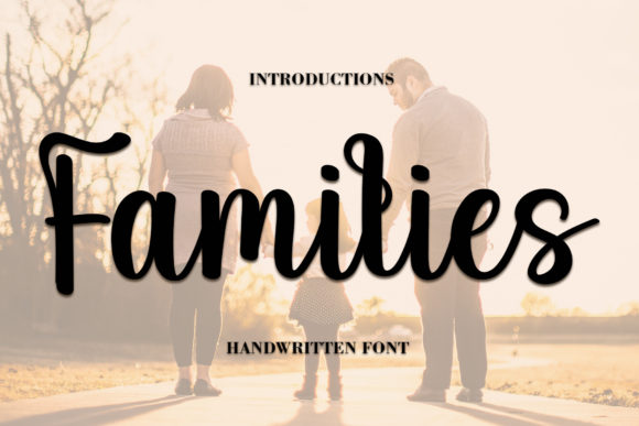 Families Font Poster 1