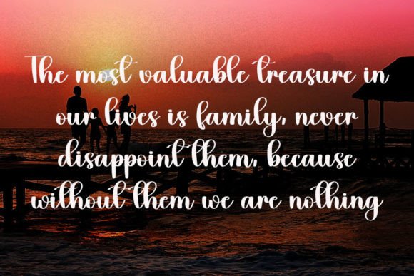 Family Font Poster 3