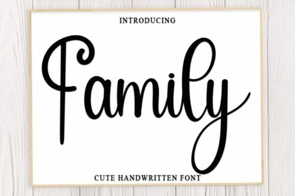 Family Font Poster 1