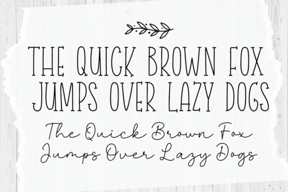 Family Farmhouse Font Poster 3