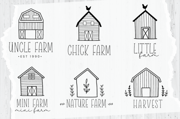 Family Farmhouse Font Poster 5