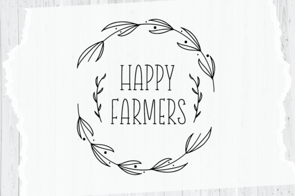 Family Farmhouse Font Poster 7