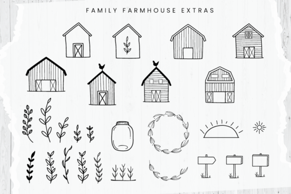 Family Farmhouse Font Poster 8