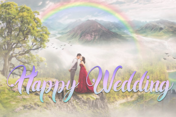 Family is My Rainbow Font Poster 6