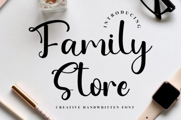 Family Store Font Poster 1