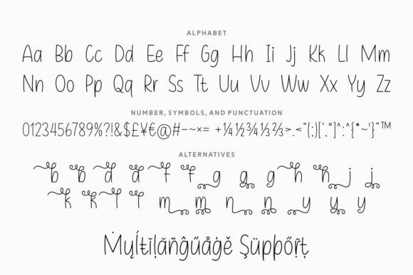 Family Storya Font Poster 4
