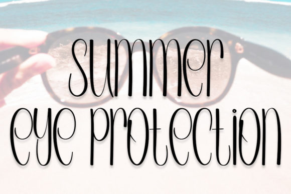 Family Vacation Font Poster 3