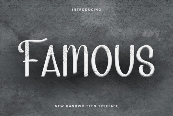 Famous Font Poster 1