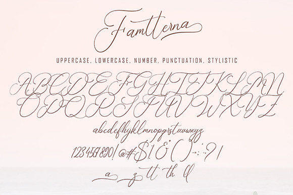 Famtterna Font Poster 7