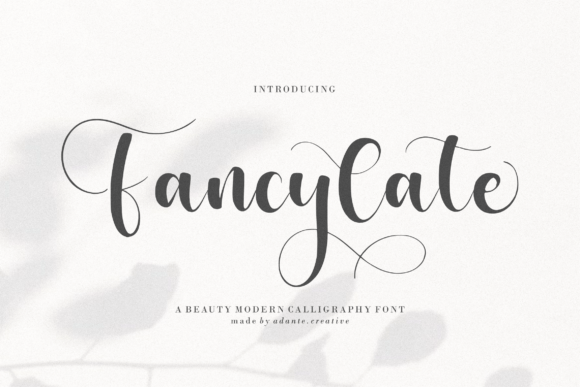 Fancylate Font Poster 1