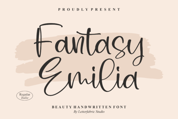Fantasy Emilia Font Fantasy Emilia Font Poster 1