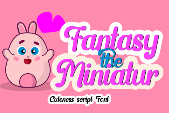 Fantasy the Miniatur Font Poster 1