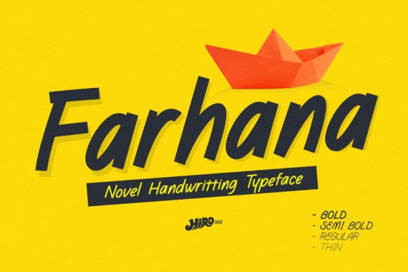 Farhana Font Poster 1
