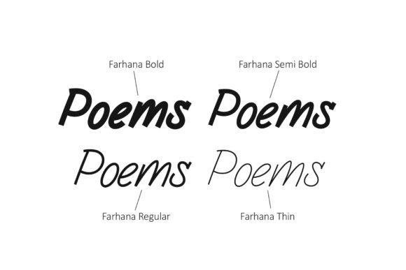 Farhana Font Poster 2