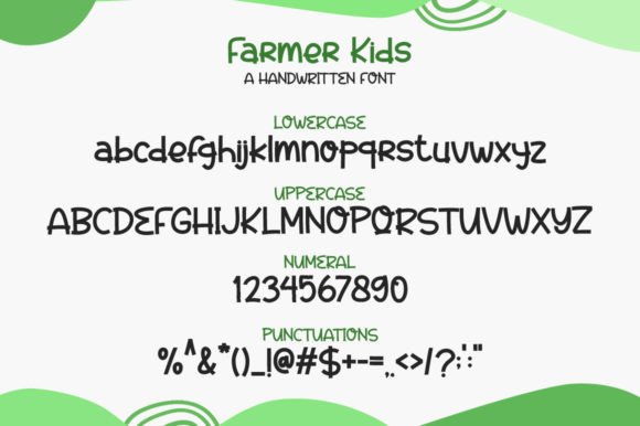 Farmer Kids Font Poster 7