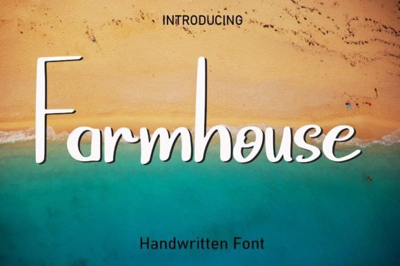 Farmhouse Font Poster 1