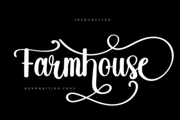 Farmhouse Font Poster 1