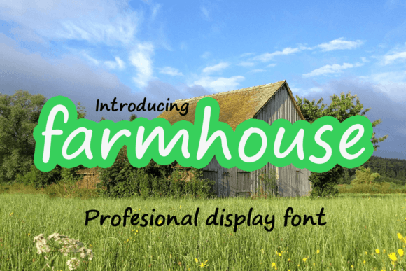 Farmhouse Font