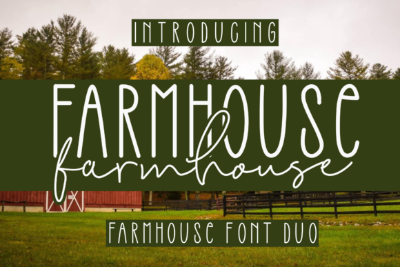 Farmhouse Font Farmhouse Font Poster 1