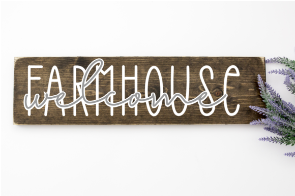 Farmhouse Font Poster 3