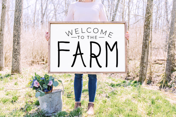 Farmhouse Font Poster 8