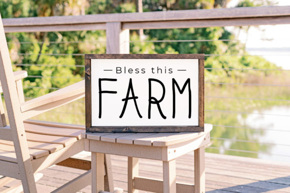 Farmhouse Font Poster 9