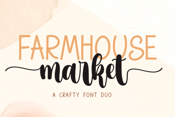 Farmhouse Market Font Poster 1
