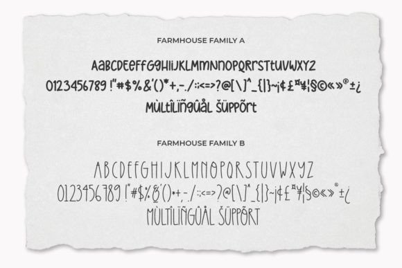 Farmhouse Village Font Poster 9