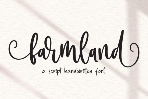 Farmland Font Poster 1