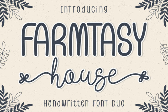 Farmtasy House Font Poster 1