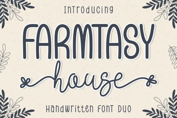 Farmtasy House Font Farmtasy House Font Poster 1