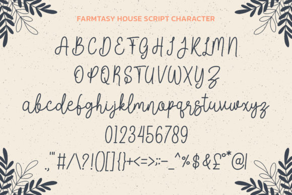 Farmtasy House Font Poster 6