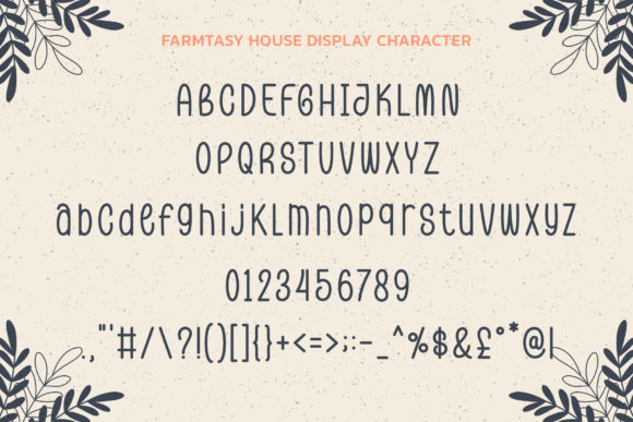 Farmtasy House Font Poster 8