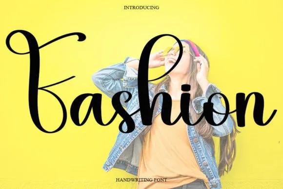 Fashion Font Poster 1