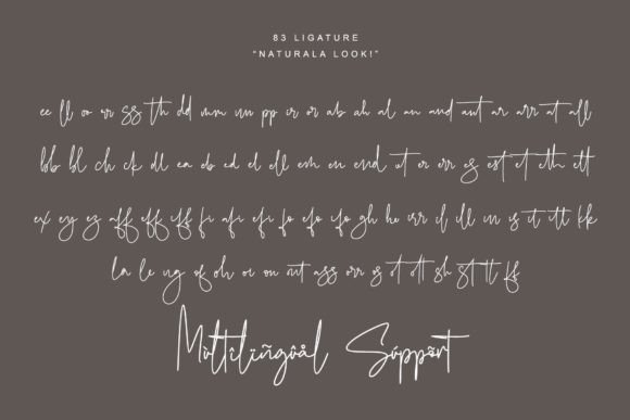 Fashion Signature Font Poster 9